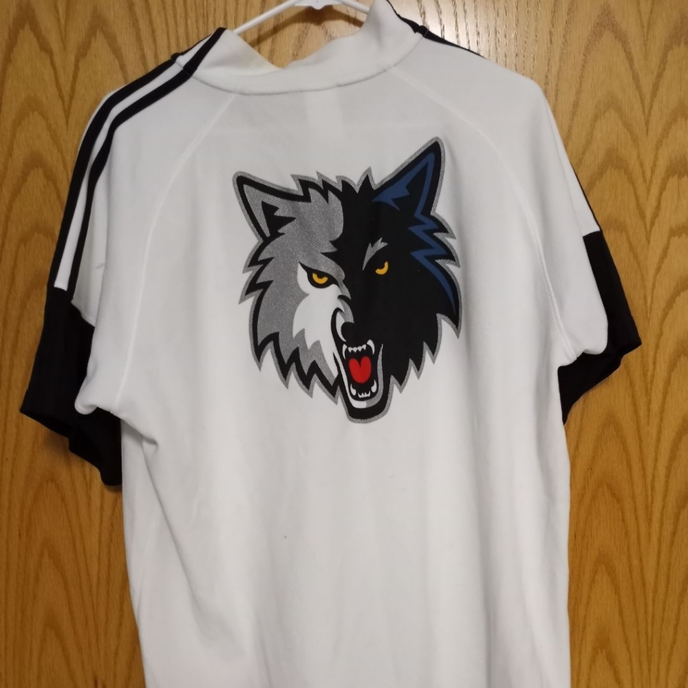 Timberwolves NBA Adidas Quarter-Zip Shirt